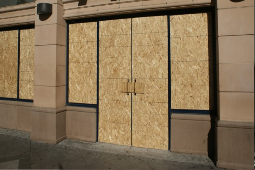 Boarding Up in Alexandra Palace, Wood Green, N22